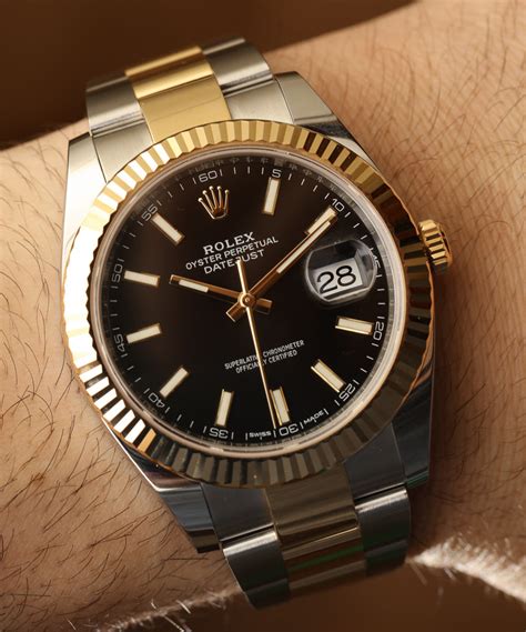 rolex datejust 41 two tone.